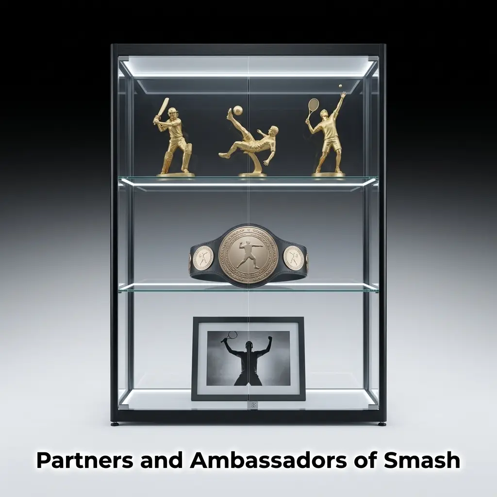 Smash platform partnerships and brand ambassadors information page for UK market