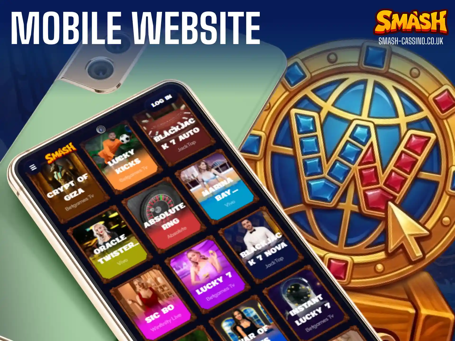 Open the fully optimized Smash mobile website version for instant betting and gaming on your browser.